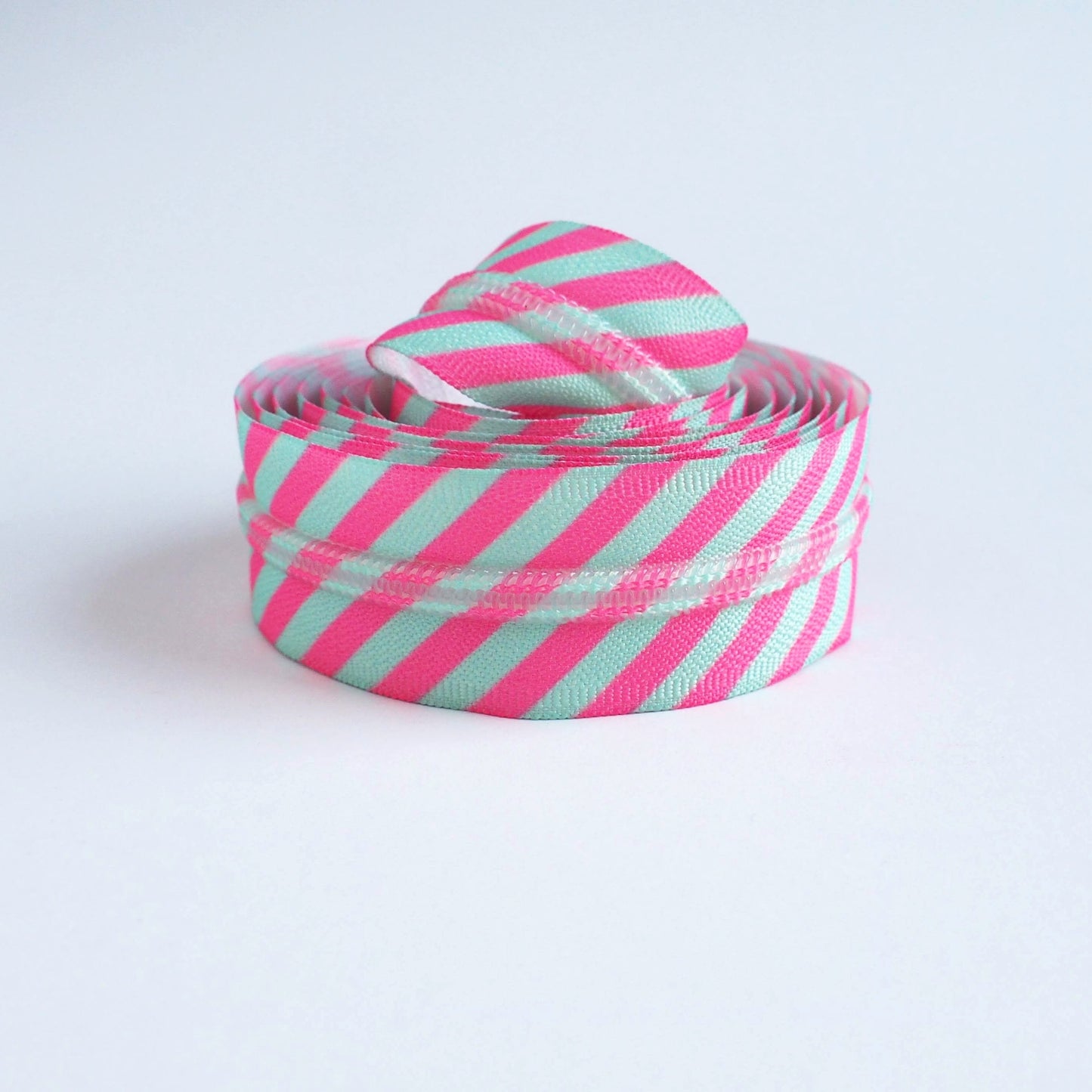 Candy Store Stripes Zipper Tape - RTS
