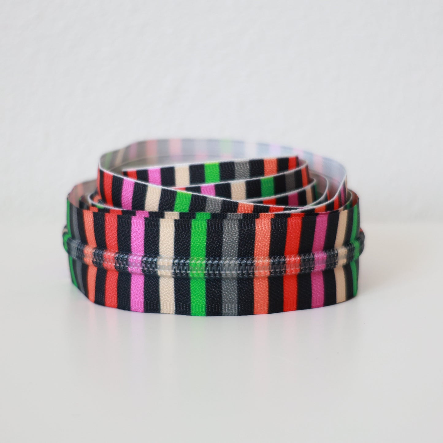 Fall Stripes Zipper Tape - RTS