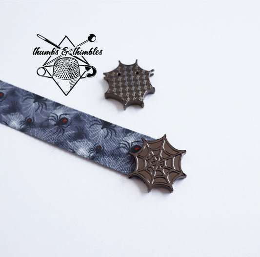 Spider Web 1" Strap Ends (2x) - RTS