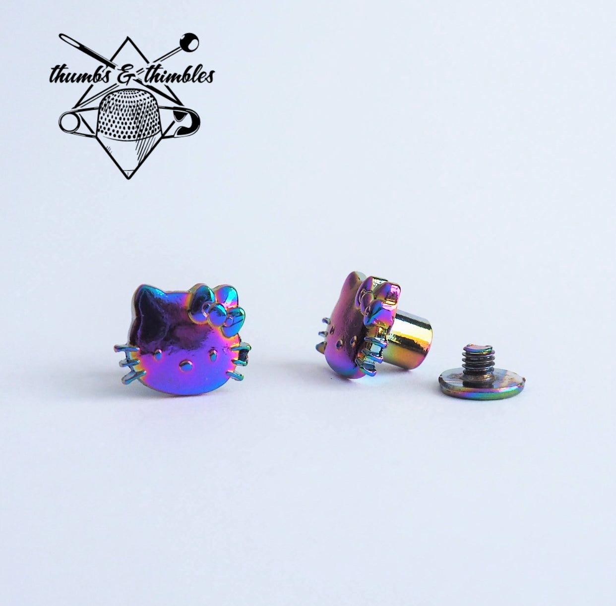 Bow Kitty Screws - 6x - RTS
