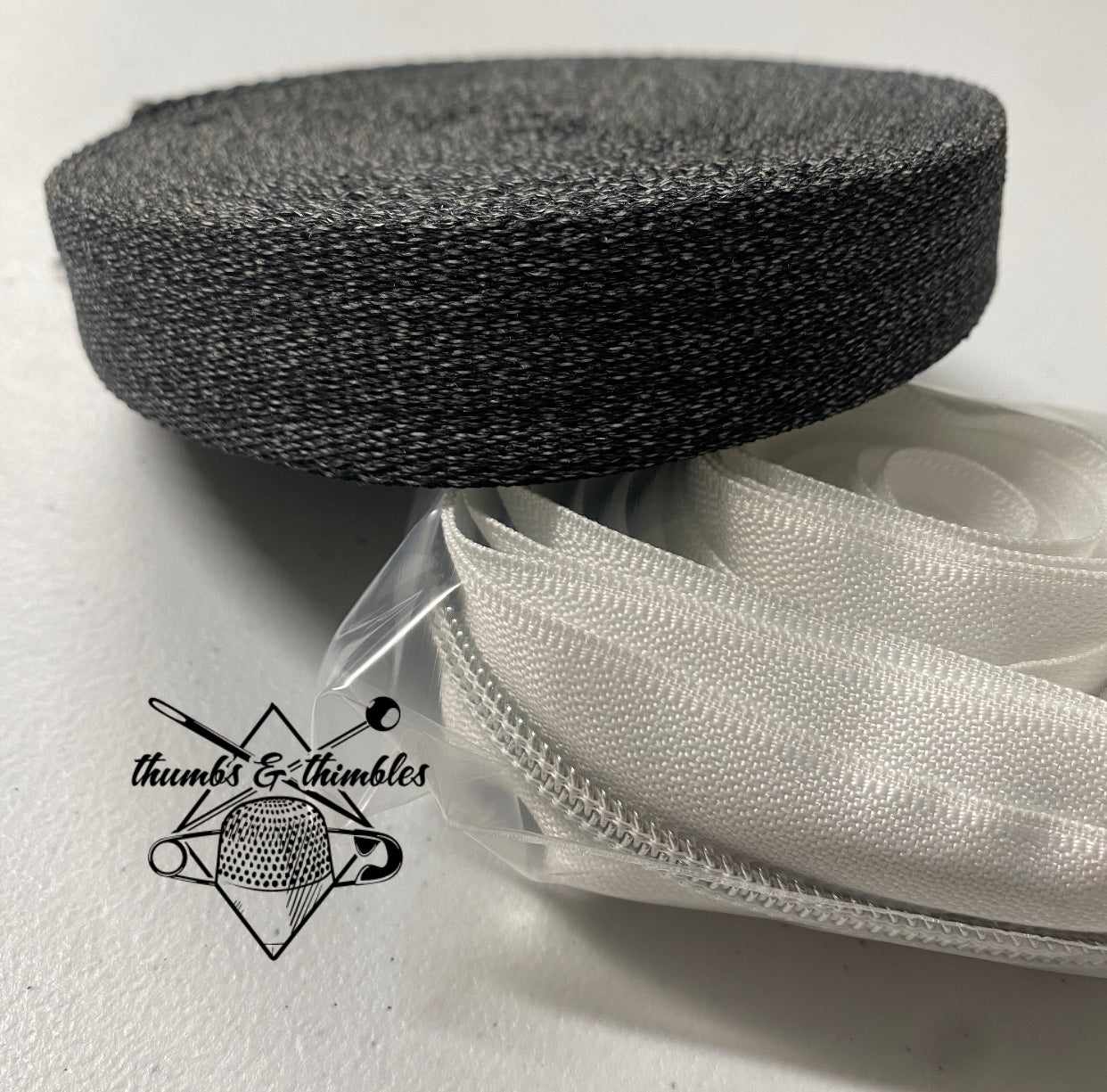 GITD Speckled Black Webbing - 1" - RTS