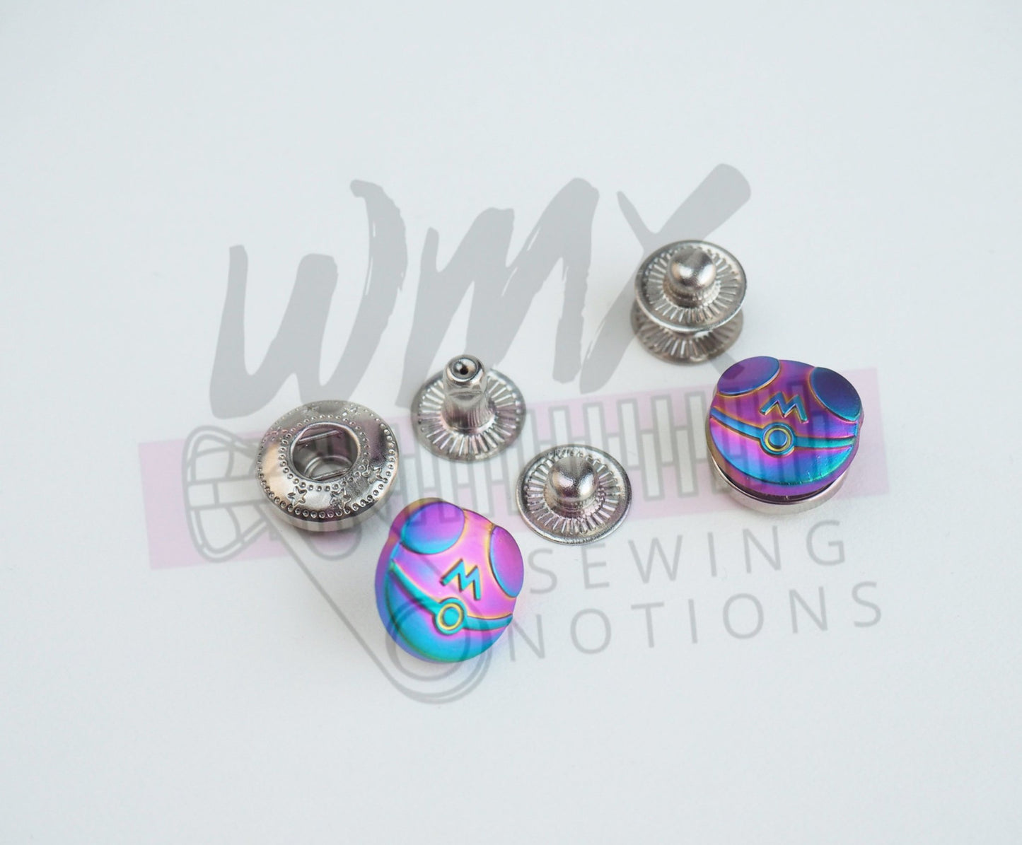 Ball Metal Spring Snaps - 4x - RTS