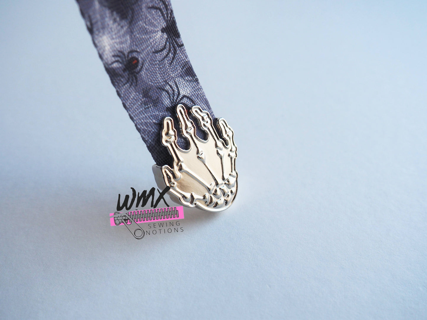 Skeleton Hands 1" Strap Ends - RTS