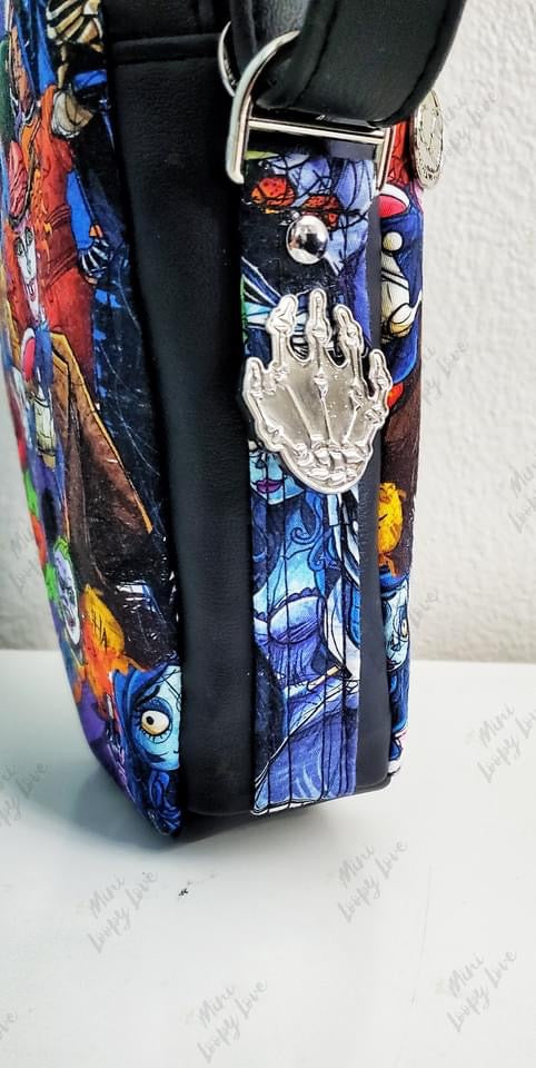 Skeleton Hands 1" Strap Ends - RTS