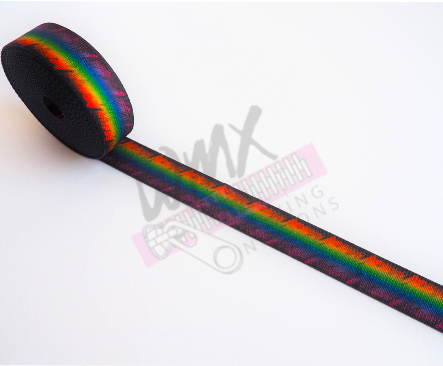 Chalk Rainbow Webbing - 1" - RTS