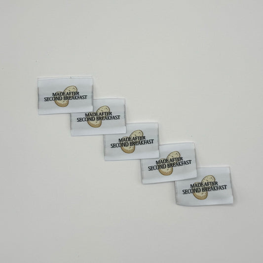 After Second Breakfast Woven Label | 5-pack | RTS
