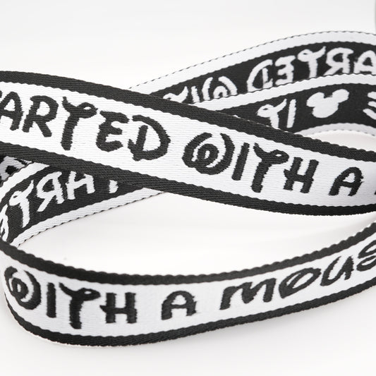 It All Started Jacquard Webbing - 1.5" - RTS