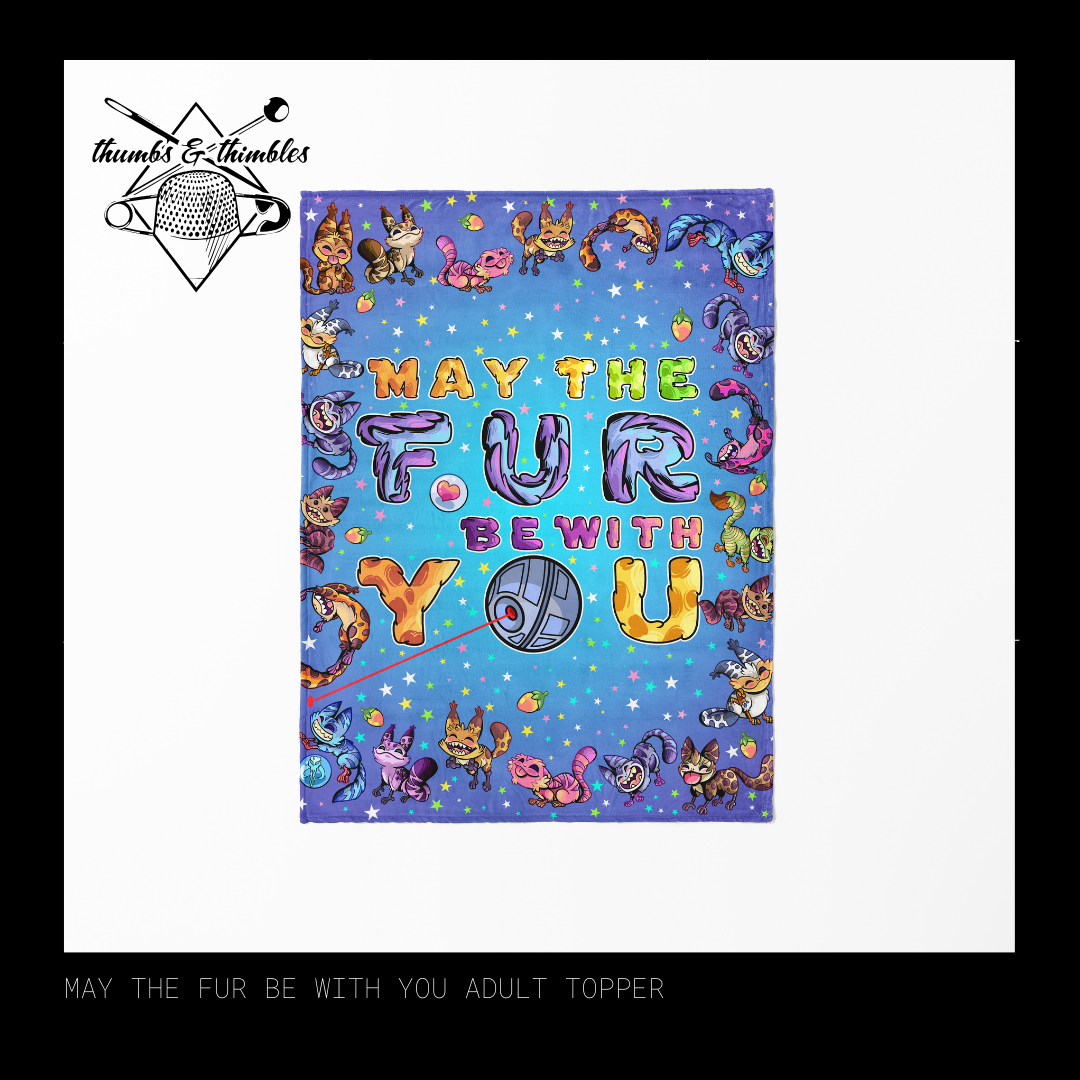 PREORDER R8VF | ADULT BLANKET TOPPERS | TAT 16 WEEKS