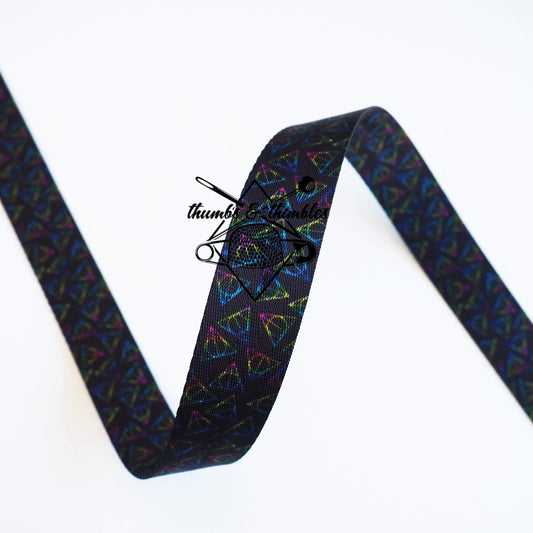 Always Rainbow Webbing - 1" - RTS