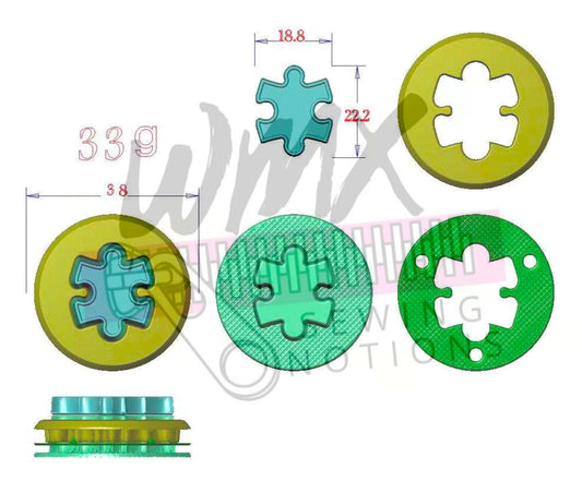 Puzzle Turn Lock - 3W - RTS