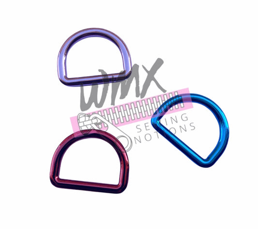 1" Colored D-Rings  - RTS